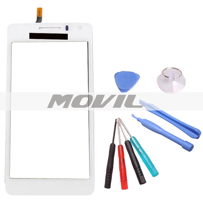 White Original Digitizer Touch Handwriting Screen + Free Replacement Tool For Huawei Ascend W1